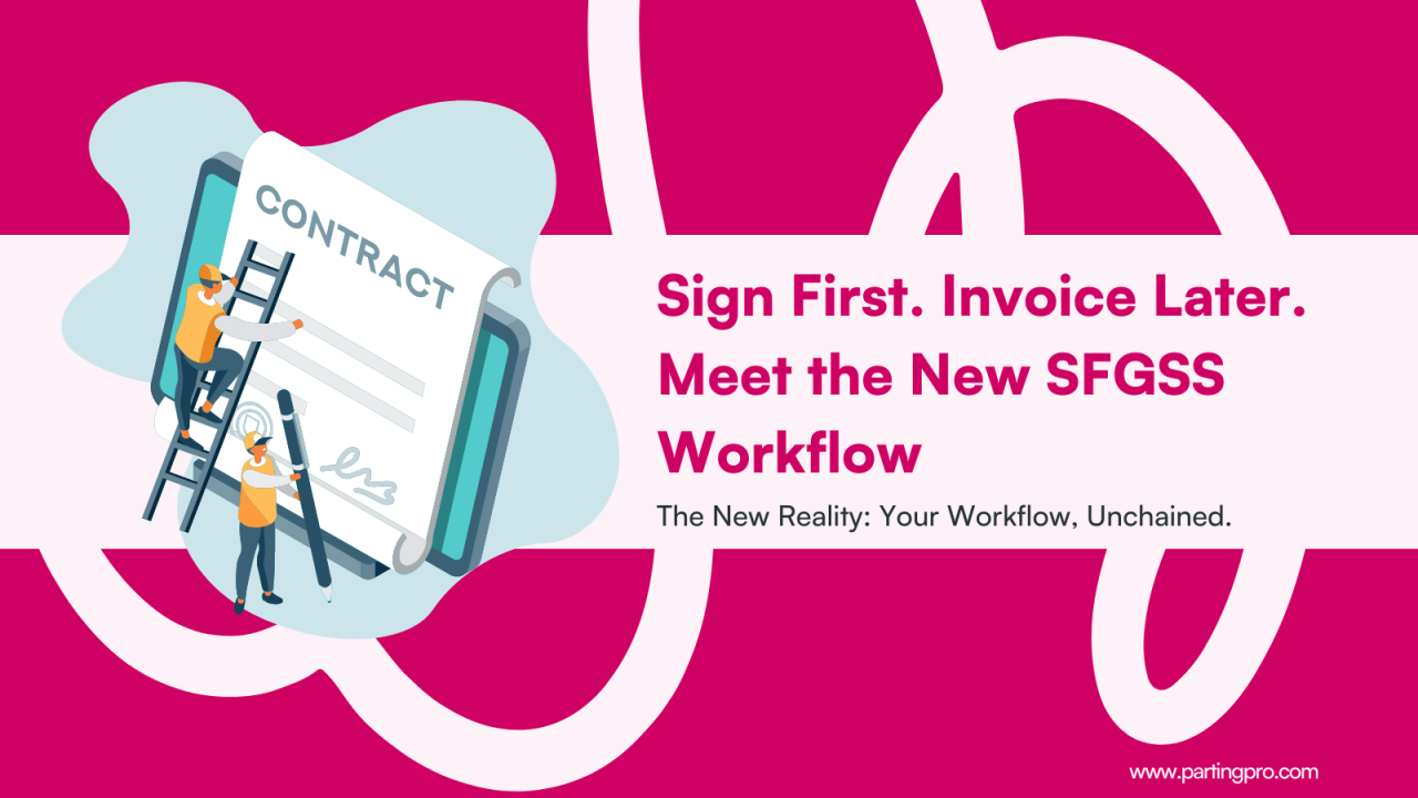 Sign First. Invoice Later. Meet the New SFGSS Workflow